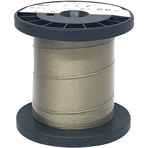 DAIDOHANT ( ダイドーハント ) ステンレスワイヤーロープ (差しわたし)3.0mm×(長さ)50M 7×7社会システム ( 10157320 ) 【製造業者取寄】