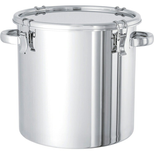 【SALE通貨価値】MONOVATE ステンレス鋼密閉容れもの(つかみ取るゼムクリップ式) 50L ( CTH-39H )