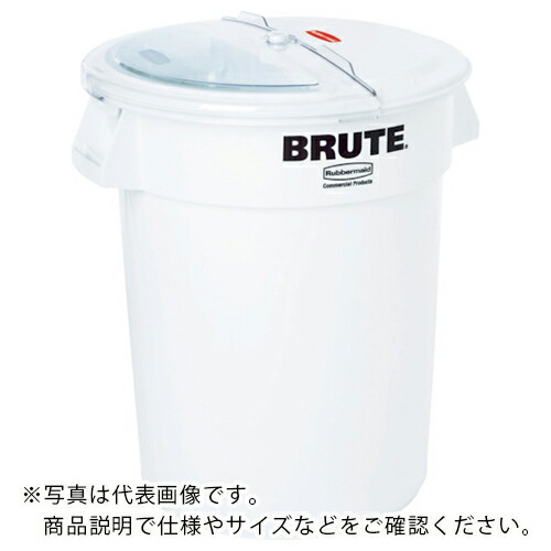 ラバーメイド ( ニューウェルブランズ ) 【売切廃番】ブルートコンテナ スライド式フタ、スクープセット ホワイト ( 9G7301 )