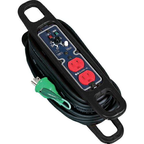 NICHIDO ( 日動産業 ) お手々木管 電流取り締まる木管 100V 3芯×10m 黒 地べた付 ( HRC-E102 )