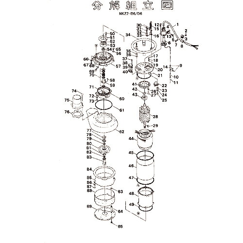 ツルミ ( 鶴見製作所 ) サクションカバー(B6用) ( 801-02252618-9 ) (株)鶴見製作所 【メーカー取寄】