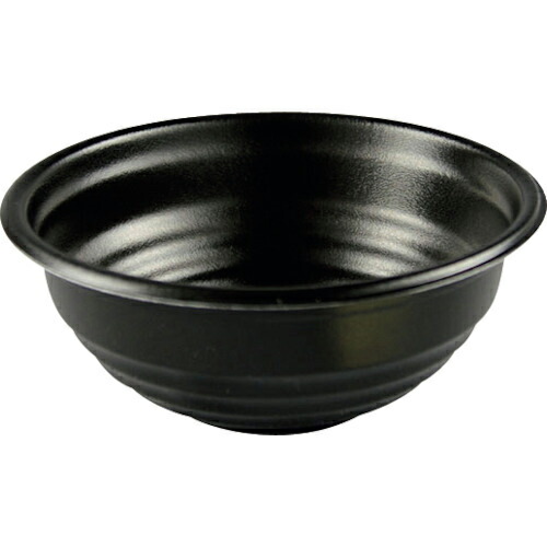 PACKSTYLE ( 折兼 ) YS丼 D-1 黒 ( 653118 ) 【600枚セット】 (株)折兼 【メーカー取寄】