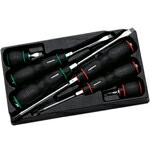 【SALE価格】nepros ( 京都機械工具 ) 樹脂柄ドライバ混合セット[6本組] ( NTD106 )｜配管材料プロ トキワ