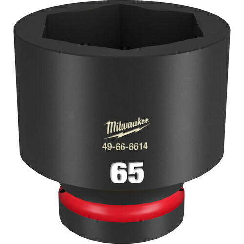 【SALE必要経費】milwaukee ( ミルウォーキー手道具 ) SHOCKWAVE IMPACT DUTY 差しひびきソケット 1in(25.4粍)角 65粍 ( 49-66-6614 )