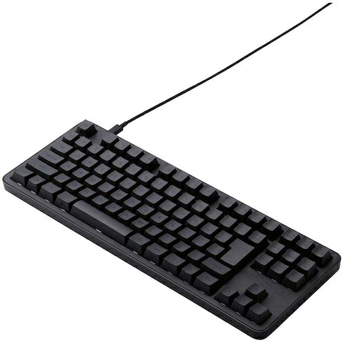 ELECOM ( エレコム ) メカニカルキーボード 有線 USB Type-C着脱式 テンキーレス 茶軸 ブラック ( TK-MC30UKTBK ) エレコム(株) 【メーカー取寄】