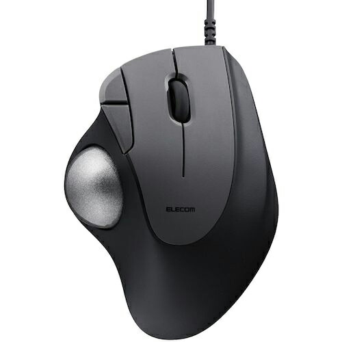 ELECOM ( エレコム ) トラックボールマウス IST 親指 ベアリング支持 有線 5ボタン ブラック ( M-IT11URBK ) エレコム(株) 【メーカー取寄】 7,623円