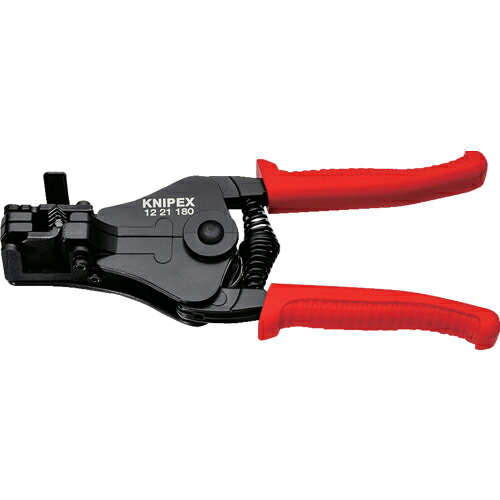 【SALE価格】KNIPEX ワイヤーストリッパー 180mm ( 1221-180 )|配管材料プロ トキワ