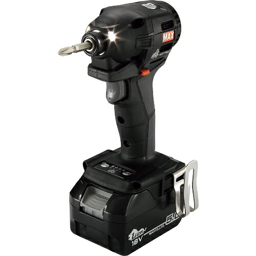 MAX ( マックス ) 充電式ブラシレスインパクトドライバ18Vセット黒 ( PJ-ID153K-B2C/1850A )