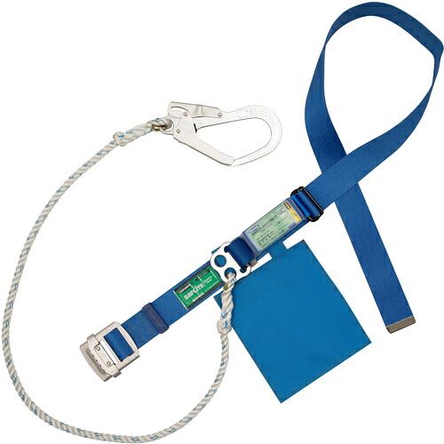 TSUYORON ( 藤井電工 ) 胴ベルト型墜落制止用器具(ロープタイプ) セフライト(三つ打ちロープ) 青 LLサイズ 幅50MM×長さ1600MM 130KG対応型 ( TBSAF593BL4LL(130KG)JANBP ) 藤井電工(株) 【メーカー取寄】 8,486円