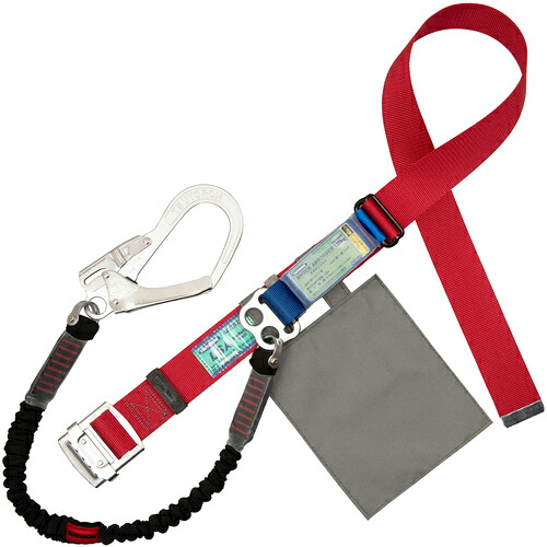 TSUYORON ( 藤井電工 ) 胴ベルト型墜落制止用器具(伸縮タイプ)ノビロン(BK) 赤 LLサイズ ベルト幅50MM×1600MM 130KG対応型 ( TBNV599RBKLL(130KG)JANBP ) 藤井電工(株) 【メーカー取寄】