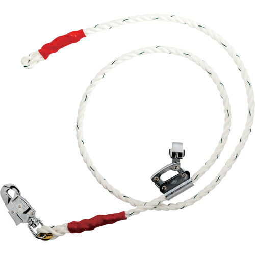 TSUYORON ( 藤井電工 ) ワークポジショニング用器具用ロープ金具 FC-512-W ビニロン 三つ打ち ワイヤ芯入り 直径16mm×長さ3000mm ( WP-FC-512-W-LY300-JAN-BX ) 藤井電工(株) 【メーカー取寄】