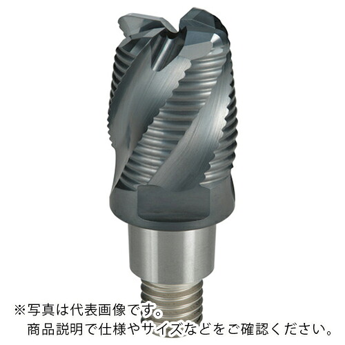 三菱 ( 三菱マテリアル ) ヘッド交換式エンドミル 4枚刃ラフィングヘッド EP7020 ( IMX16RC4F160R10016C EP7020 ) 三菱マテリアル(株) 【メーカー取寄】