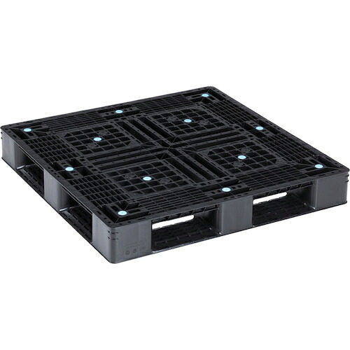 サンコー ( 三甲 ) リサイクルプラスチックパレット D4-1111-2N(PE) 812267 ( 81226700BKRCE ) 三甲(株) 【メーカー取寄】