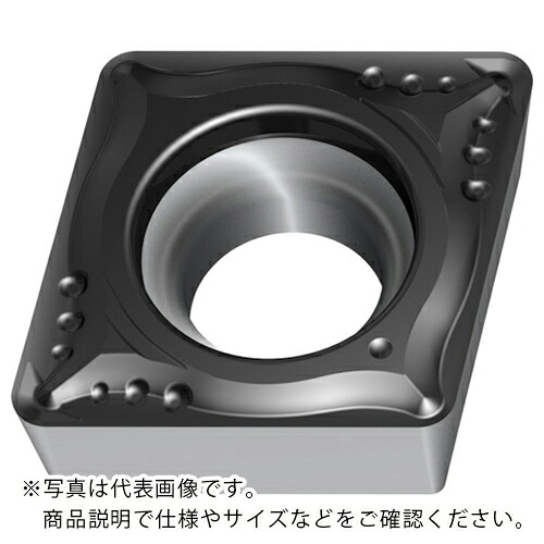 Walter ( ワルター ) 旋削加工用チップ 80°菱形ポジタイプ WSM20S ( CCMT09T308-MM4 WSM20S ) 【10個セット】 ワルタージャパン(株)