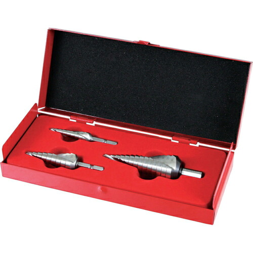 スエカゲ ( スエカゲツール ) 金字塔せん孔機3本組金属元素入れもの仕掛ける ( RSD-123S ) 【製造業者取寄】