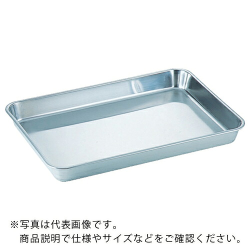 SUGICO ( スギコ産業 ) 18-8浅型角バット 3枚取 421×579×73 15L ( NC-1 ) スギコ産業(株) 【メーカー取寄】