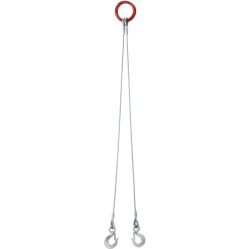 OH ( オーエッチ工業 ) 2点吊りワイヤースリング 12mm×2m ( 2W12-20 )