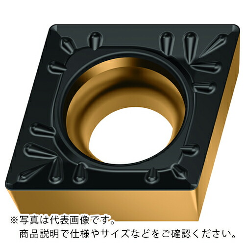 Walter ( ワルター ) 旋削加工用チップ 80°菱形ポジタイプ WPP30G ( CCMT09T304-RP4 WPP30G ) 【10個セット】