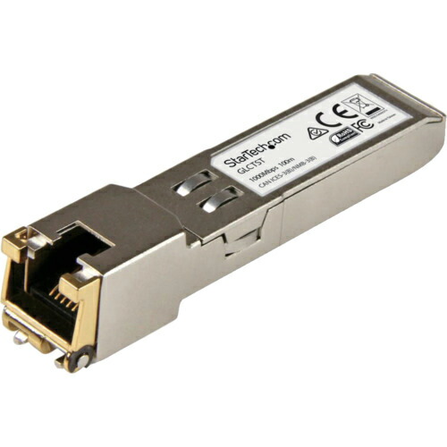 StarTech SFP+モジュール/Cisco製品GLC-T互換/1000BASE-T準拠銅線トランシーバー ( GLCTST )