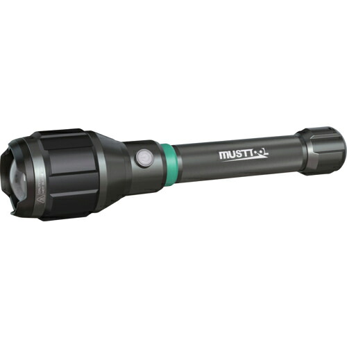 MUSTTOOL ( イチネンアクセス ) 充電式フラッシュライト 12000LM ブラック ( 87265 )