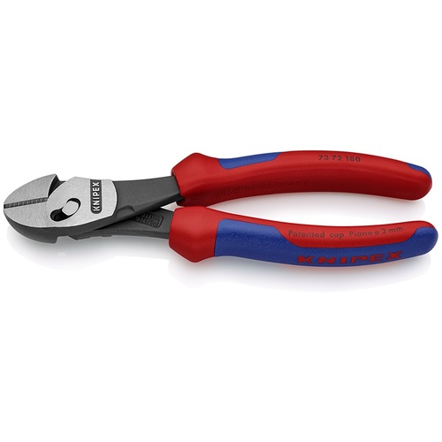 KNIPEX ツインフォースニッパー コンフォートハンドル 180mm ( 7372-180BK )