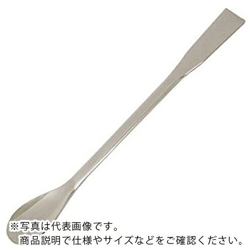 AS ( アズワン ) ステンスプーンヘラ付600mm ( 6-523-11 ) アズワン(株) 【メーカー取寄】