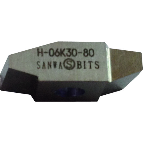 SANWA ( 三和製作所 ) 台形30°ネジ切チップピッチ8.0 ( H-06K30-8.0 ) 【10個セット】 (株)三和製作所 【メーカー取寄】