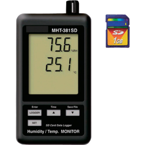 【SALE通貨価値】AS ( アズワン ) データロガデジタル MHT-381SD ( 1-2517-01 ) 【製造業者取寄】