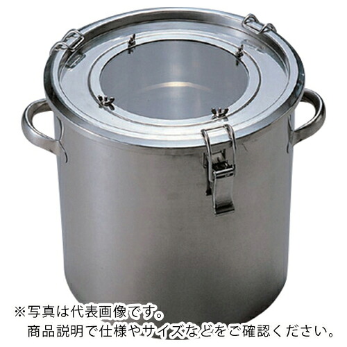 AS ( アズワン ) ノゾキ窓付密閉タンク 10LPC ( 5-152-06 ) アズワン(株) 【メーカー取寄】
