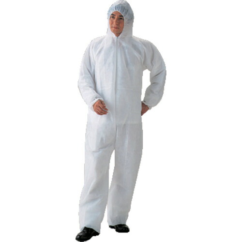 AS ( アズワン ) ディスポつなぎ服 男性用 (50枚入) ( 8-5666-51 ) アズワン(株) 【メーカー取寄】