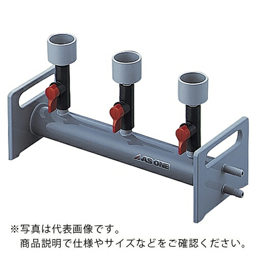 AS ( アズワン ) フィルターホルダーマニホルド3連式 塩ビ ( 2-258-01 ) 【製造業者取寄】