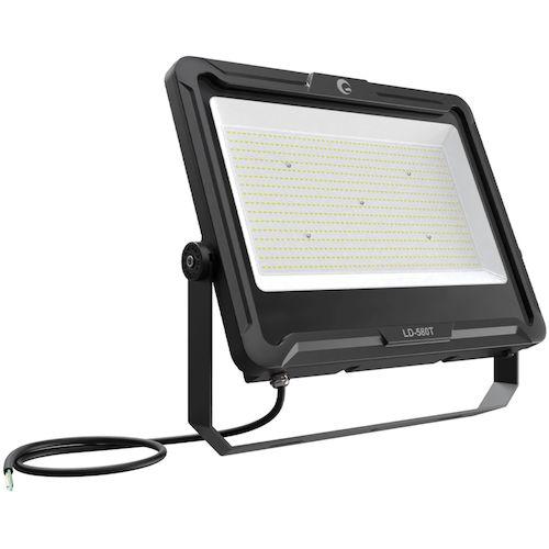 グリーンクロス LED投光器 480W 76800LM 高効率 中~長距離照射 広角 120° LD-580T ( 6300051398 ) (株)グリーンクロス 【メーカー取寄】