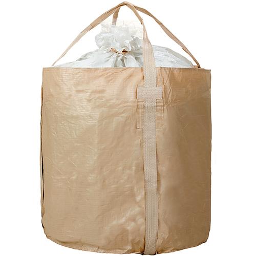 グリーンクロス コンテナバッグ 丸型 内袋入りタイプ 容量1000L 耐荷重1000kgタイプ 排出口なし 10枚セット ( 6300052884 ) (株)グリーンクロス 【メーカー取寄】