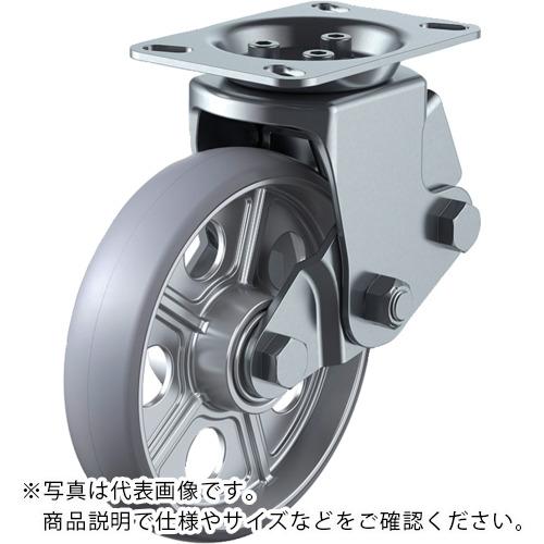 ユーエイ プレート式 固定 クッションキャスター アルティメットウレタン 車輪径200mm SKYタイプ SKY-2R型 取付寸法112×63(140×50) ( SKY-2R200AUU-B-2 )