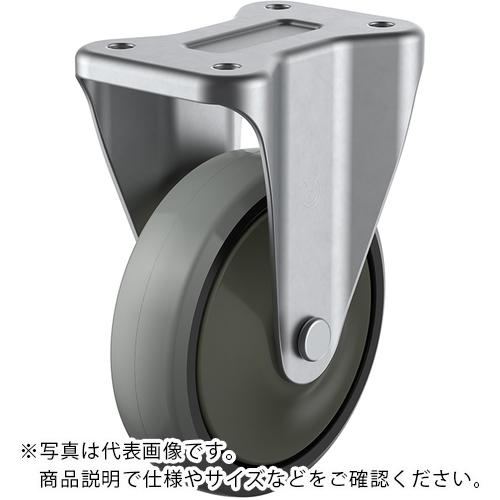 ユーエイ プレート式 固定 ステンレスキャスター ウレタン 車輪径200mm Jタイプ SUS-K型 取付寸法112×63 ( SUS-GUK-200 )