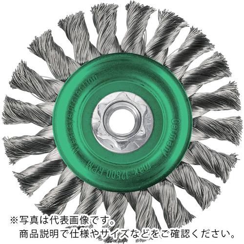 LESSMANN ホイールブラシ Φ100 ステンレス線 0.35 ( 471714 )