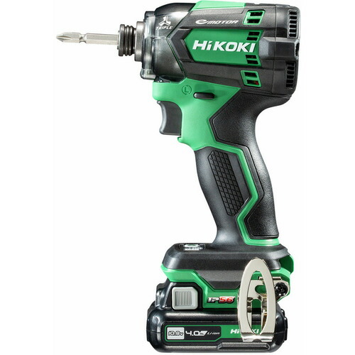 HiKOKI ( 工機ホールディングス ) 10.8Vコードレスインパクトドライバ 4.0Ah バッテリーセット品 アグレッシブグリーン ( WH12DCA-2LS )