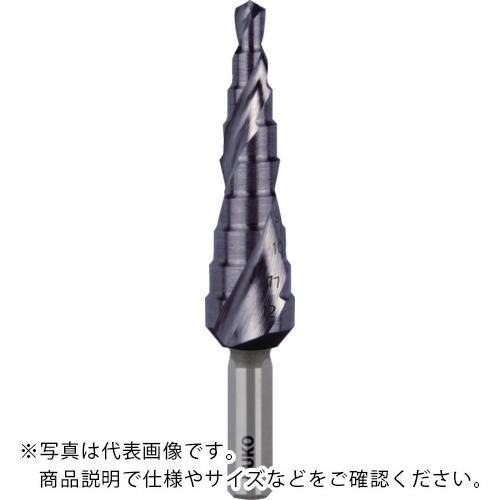 RUKO 2枚刃スパイラルステップドリル 12粍 チタン軽銀 ( 101050-9F )