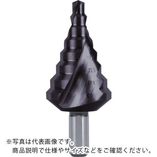 RUKO 【売切廃番】2枚刃スパイラルステップドリル 32粍 チタン軽銀 ( 101057F )