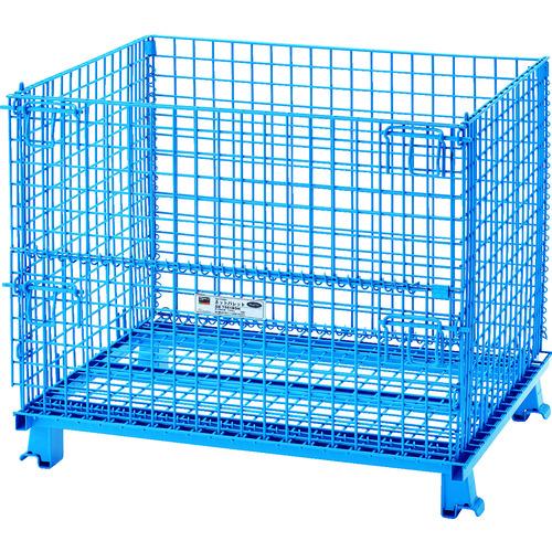 TRUSCO ( トラスコ中山 ) ネットパレット 間口1000X奥行800X高さ850 粉体塗装 青 ( T0810B )