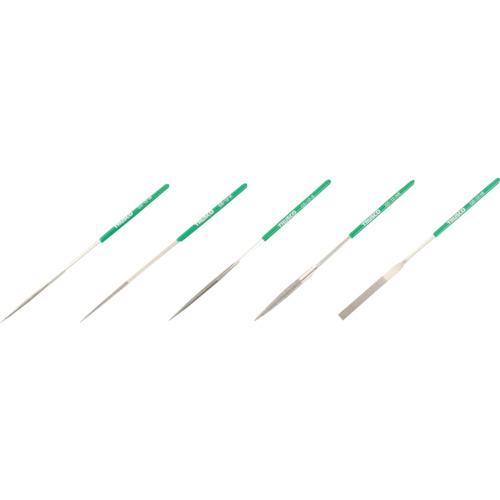 TRUSCO ( トラスコ中山 ) ダイヤモンドヤスリ 精密用#170 5本セット 全長140mmX刃長40mm(12本組サイズ) ( GS-12-SET )