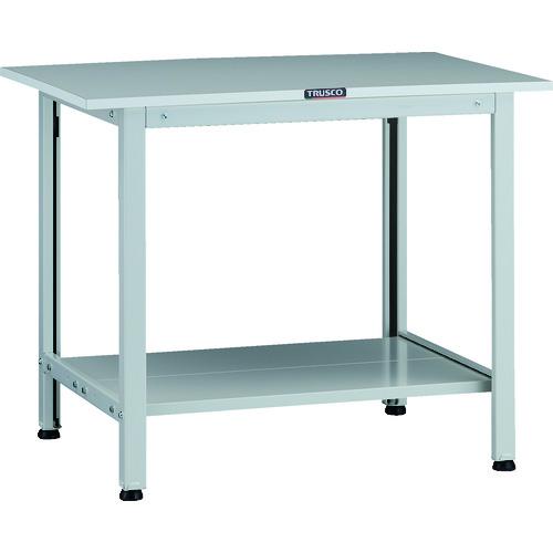 TRUSCO ( トラスコ中山 ) 軽掛け目やり方台(200kg)AO型 900X600XH740 下棚2枚付 白いこと色 ( AOR-0960LT2 )