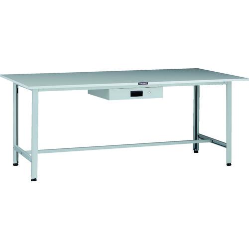 TRUSCO ( トラスコ中山 ) 軽荷重作業台(200kg)AO型 1800X900XH740 薄型1段引出付 ホワイト色 ( AOR-1890UDK1 )|配管材料プロ トキワ
