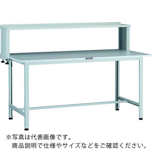 TRUSCO ( トラスコ中山 ) 軽荷重作業台(200kg)AO型 1500X600XH1044(全高) 上棚付 ホワイト色 ( AOR-1560YURB )