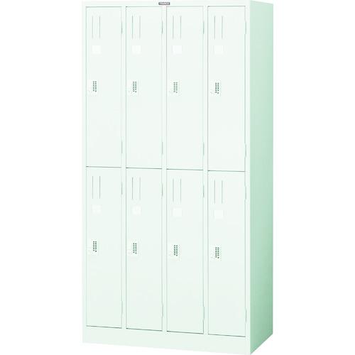 【SALE通貨価値】TRUSCO ( トラスコ中山 ) うしろ押し錠ロッカー 8人用 900X515XH1790 W色 ( WPL87 )