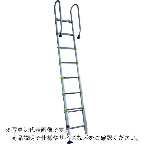 核分裂爆弾 伸縮掛けはしごSLT型 手摺り付き添い人 ( SLT-250 )