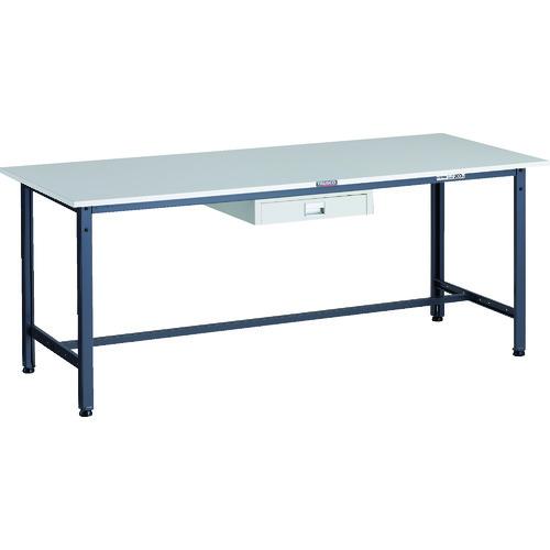 TRUSCO ( トラスコ中山 ) 軽荷重作業台(300kg)AE型 1800X750XH740 薄型1段引出し付 ダークグレー色 ( RAE-1800UDC1 DG )｜配管材料プロ トキワ