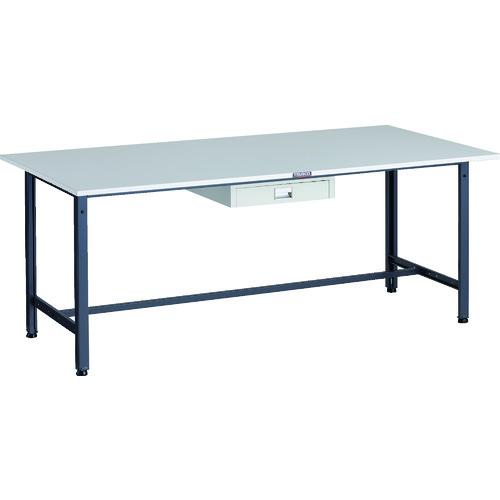 TRUSCO ( トラスコ中山 ) 軽荷重作業台(300kg)AE型 1800X900XH740 薄型1段引出し付 ダークグレー色 ( RAE-1809UDC1 DG )|配管材料プロ トキワ