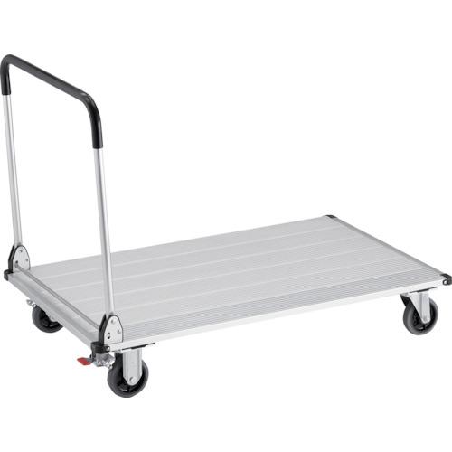 TRUSCO ( トラスコ中山 ) アルミ台車 アルパカート 300kgタイプ 折りたたみ 1200×720mm ストッパー付 ( AL31-1272S )