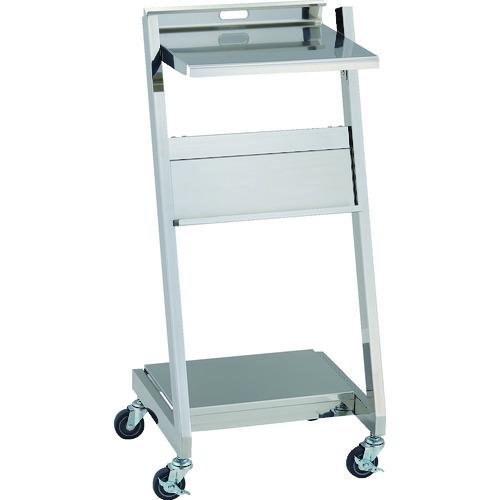 TRUSCO ( トラスコ中山 ) SUS304ハイワークテーブル エラストマー拷問台 鉄金具 天板大きさ400X400 H1052 ( HWT-SU3EL )